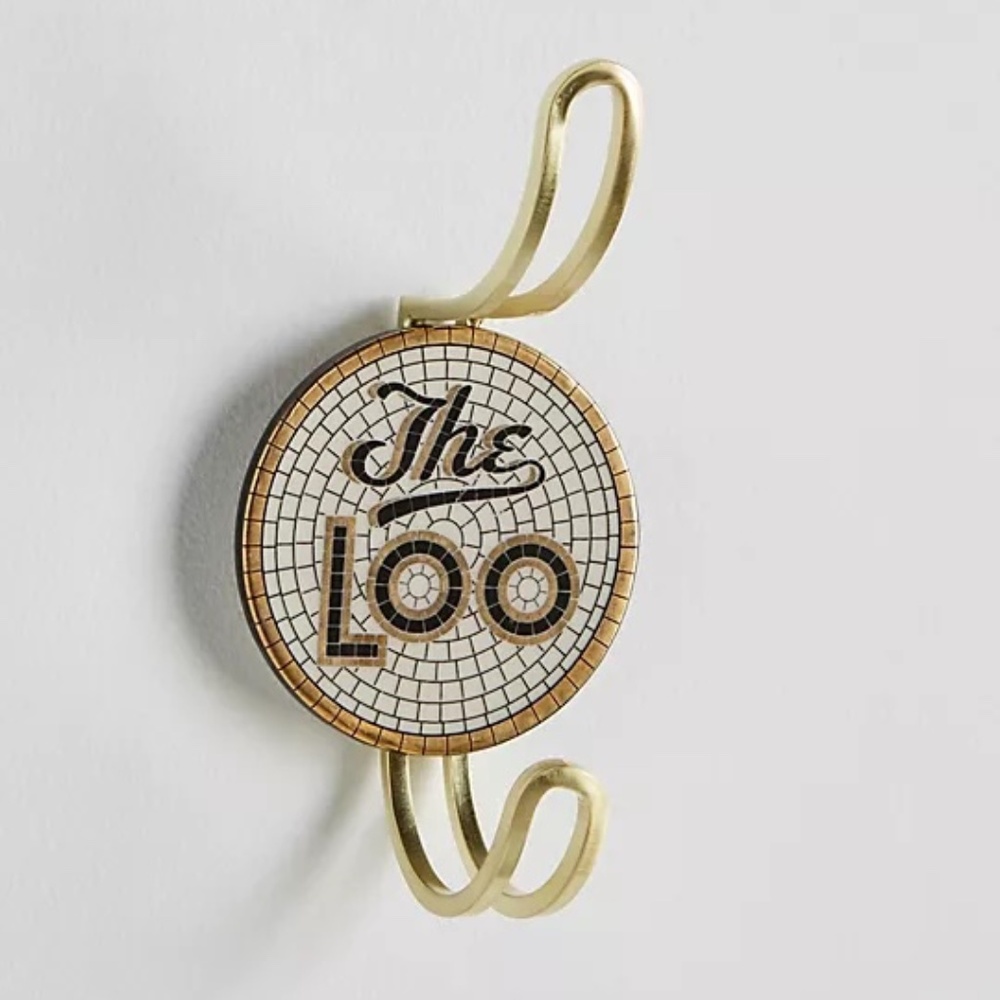 The Loo Tiled Margot Hook from Anthropologie